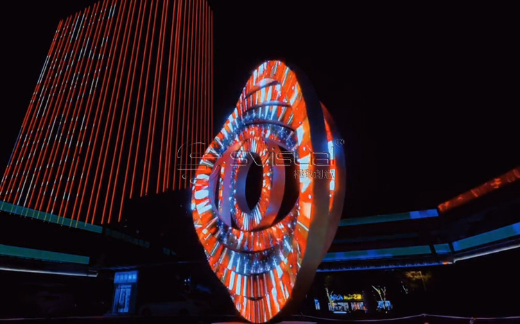 山西孝义时代广场·LED“时代之眼”
