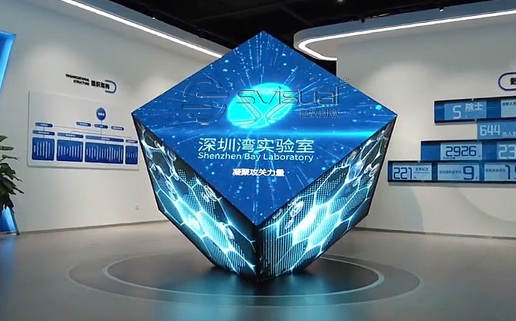 深圳湾·LED立方体魔方屏