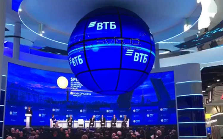2019圣彼得堡国际经济论坛·LED机械伸缩球