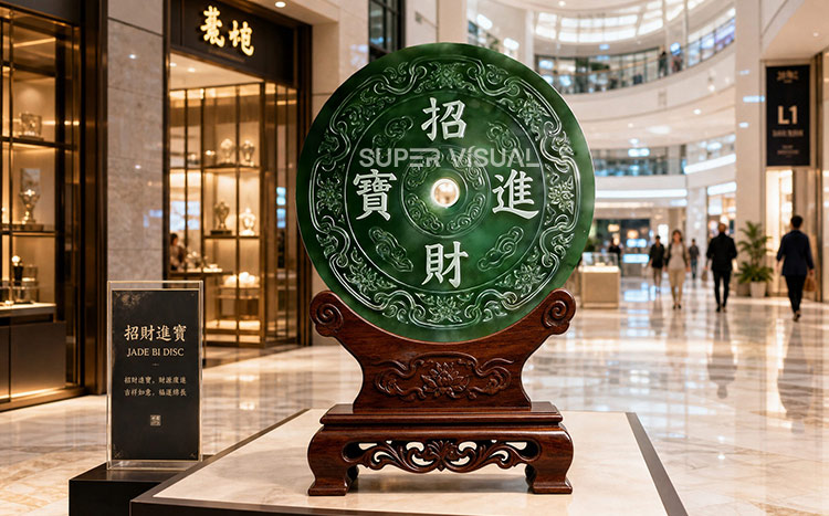 LED风水玉璧